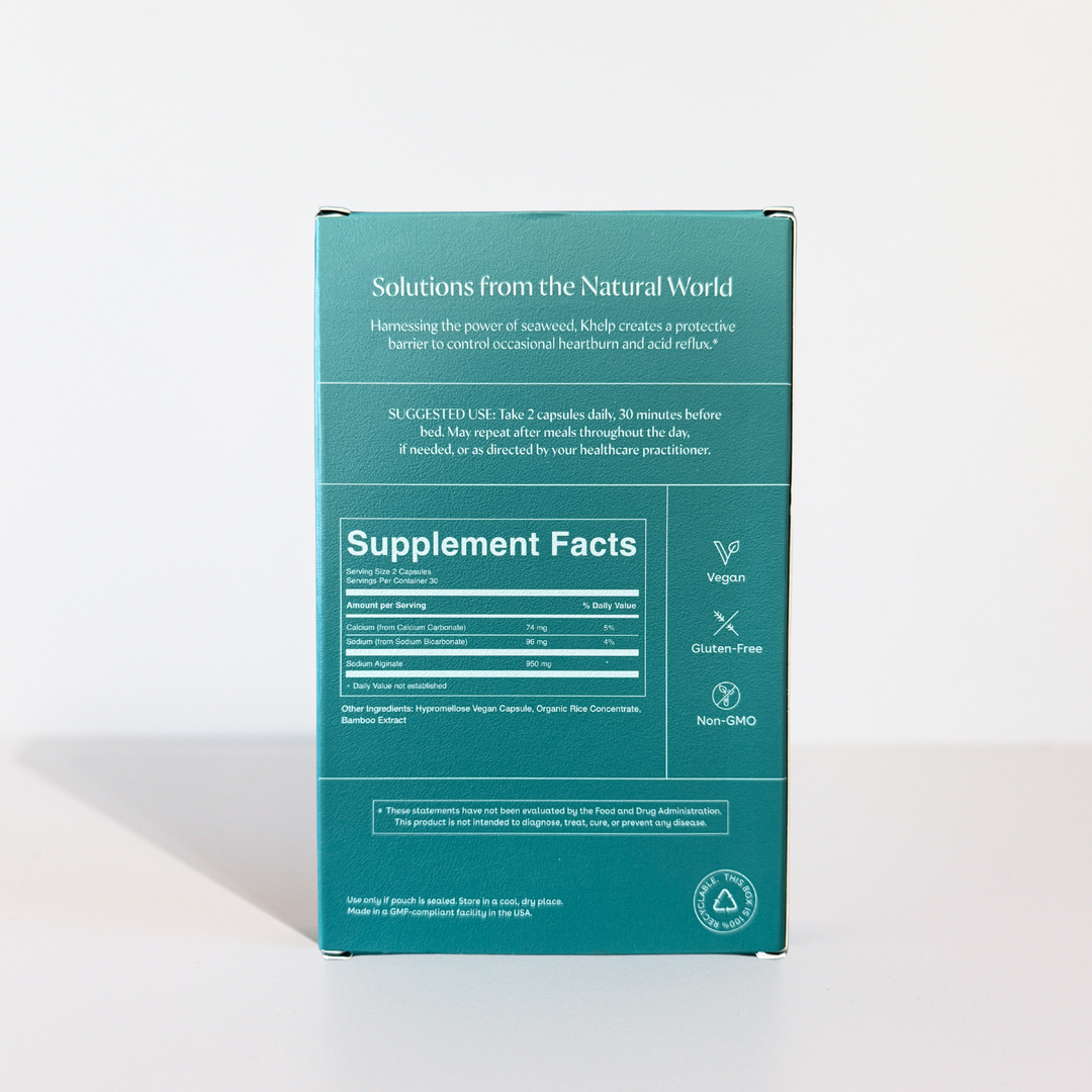 Khelp™: All-natural reflux solution