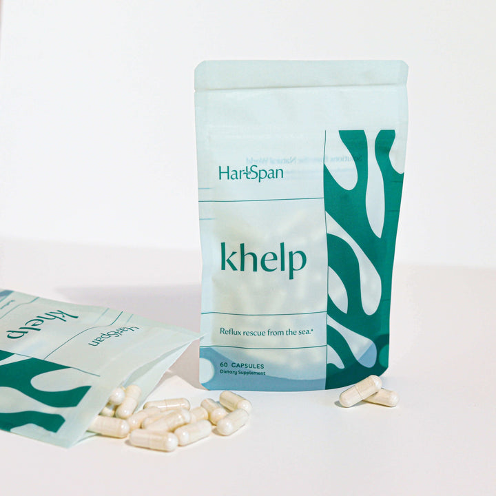 Khelp heartburn supplement pouch